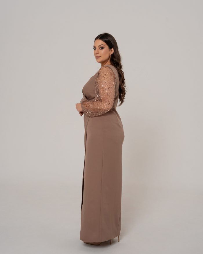 Sukienka Evita Brown2