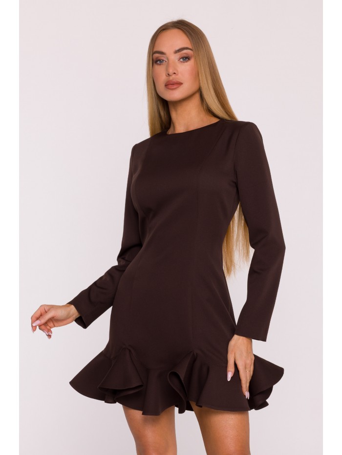 Moe Wear Z Falbanami Mini Czekolada