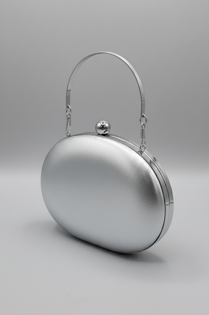 Torebka Wieczorowa Lara Srebna