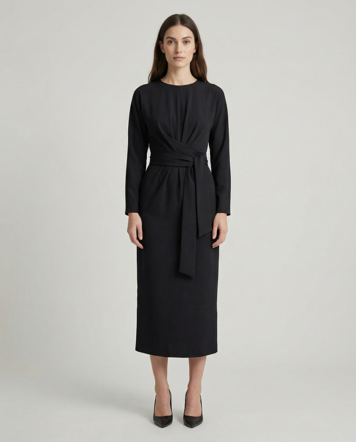 Sukienka Bien Midi Terrastyll Czarna