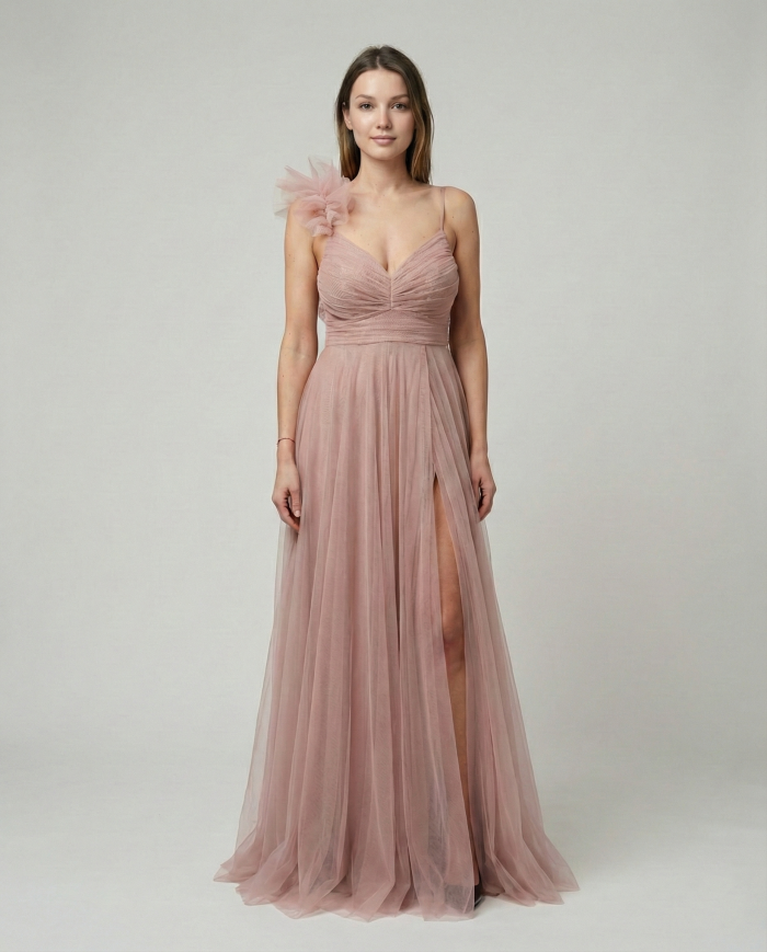 Sukienka Bella Brudny Róż