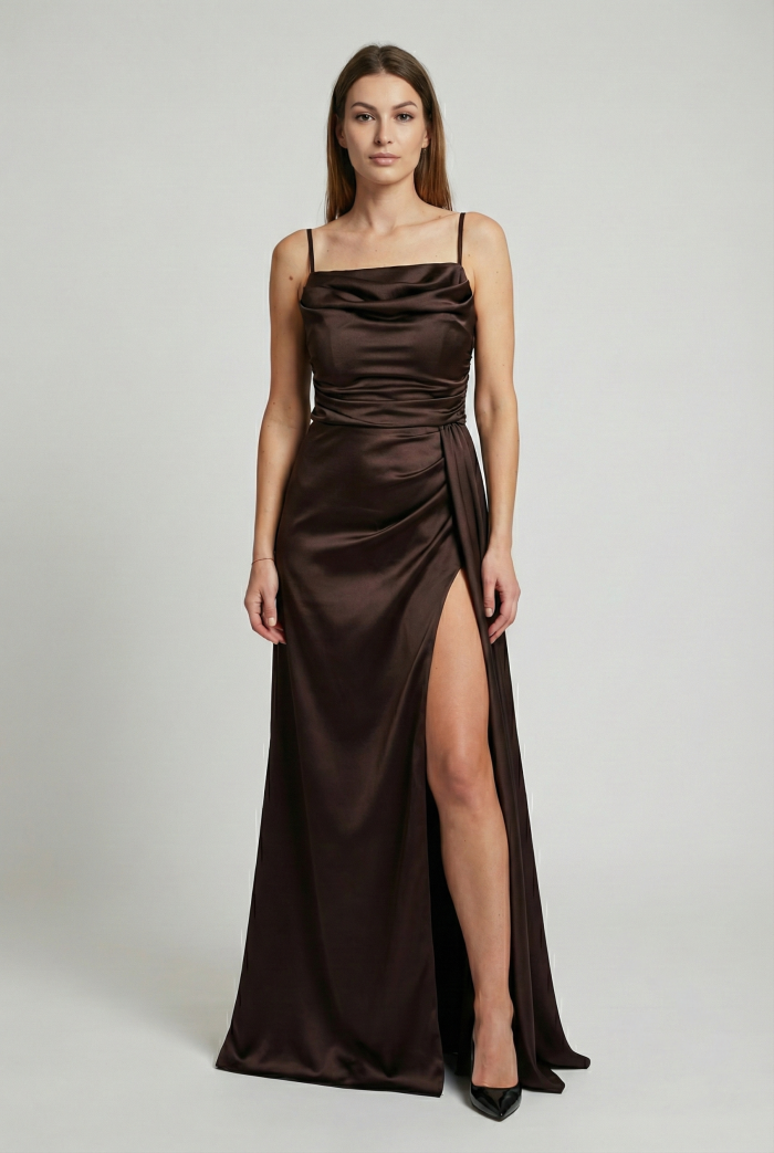 Sukienka Michaell Odis Czekoladowa