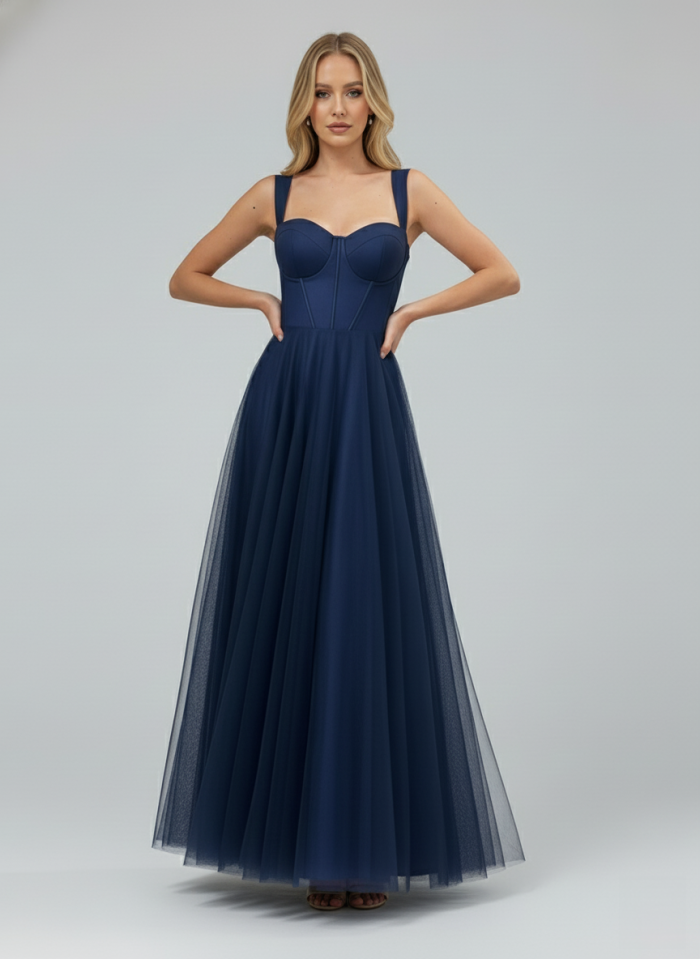 Sukienka Odis Maxi Tamara Granatowa