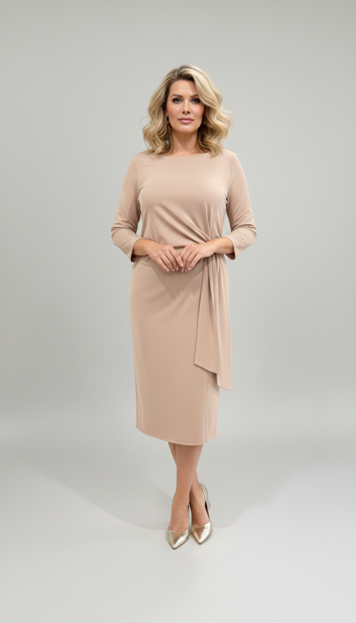 Sukienka Lacoria Jasny Beż