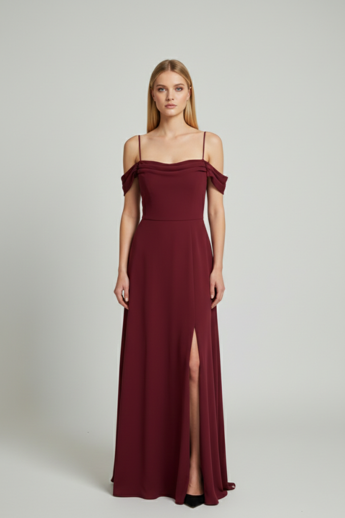 Sukienka Eli Bicotone Bordowa