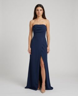 Sukienka Selena Maxi Rudzka Granatowa